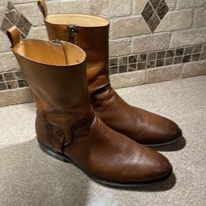 Mens Handmade Franco Cuadra zip up boots